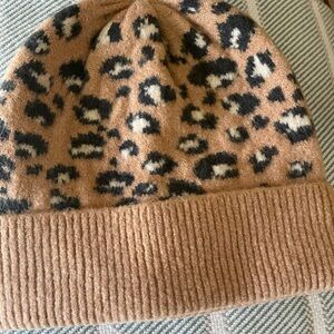 Leopard Print Beanie